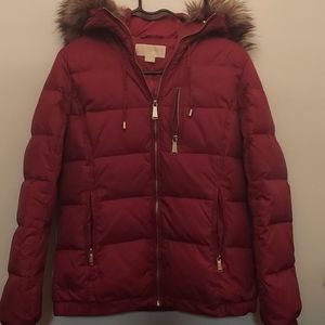 Michael Kors Red Puffer Coat | sz S